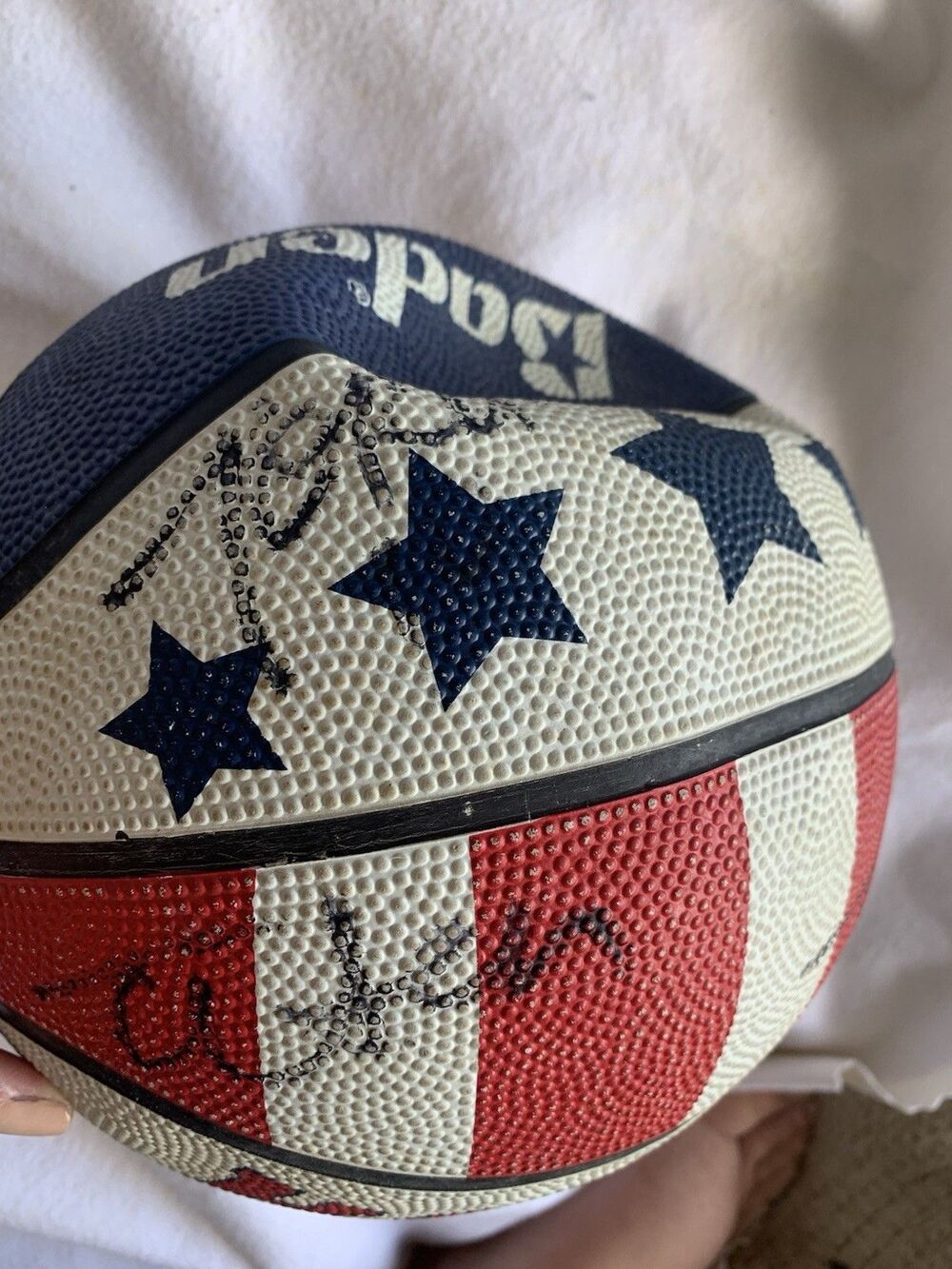 Signed Autographed Baden NBA Basketball Harlem Globetrotters Vtg Ball - Picture 2 of 10